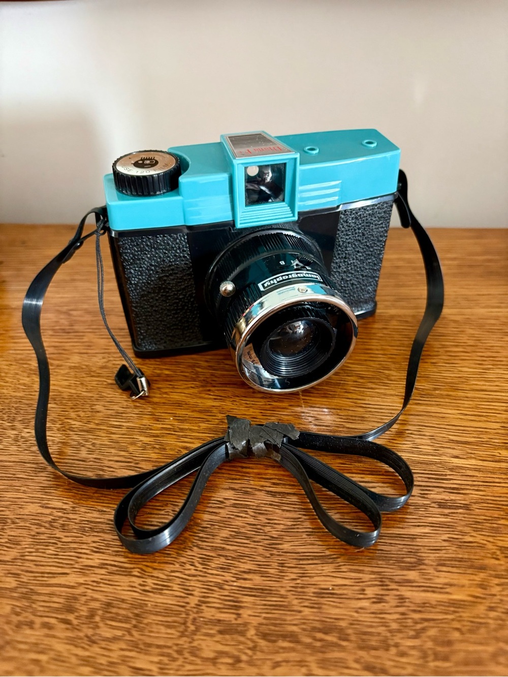Diana+ Lomography Film Camera with Black Lens and Strap